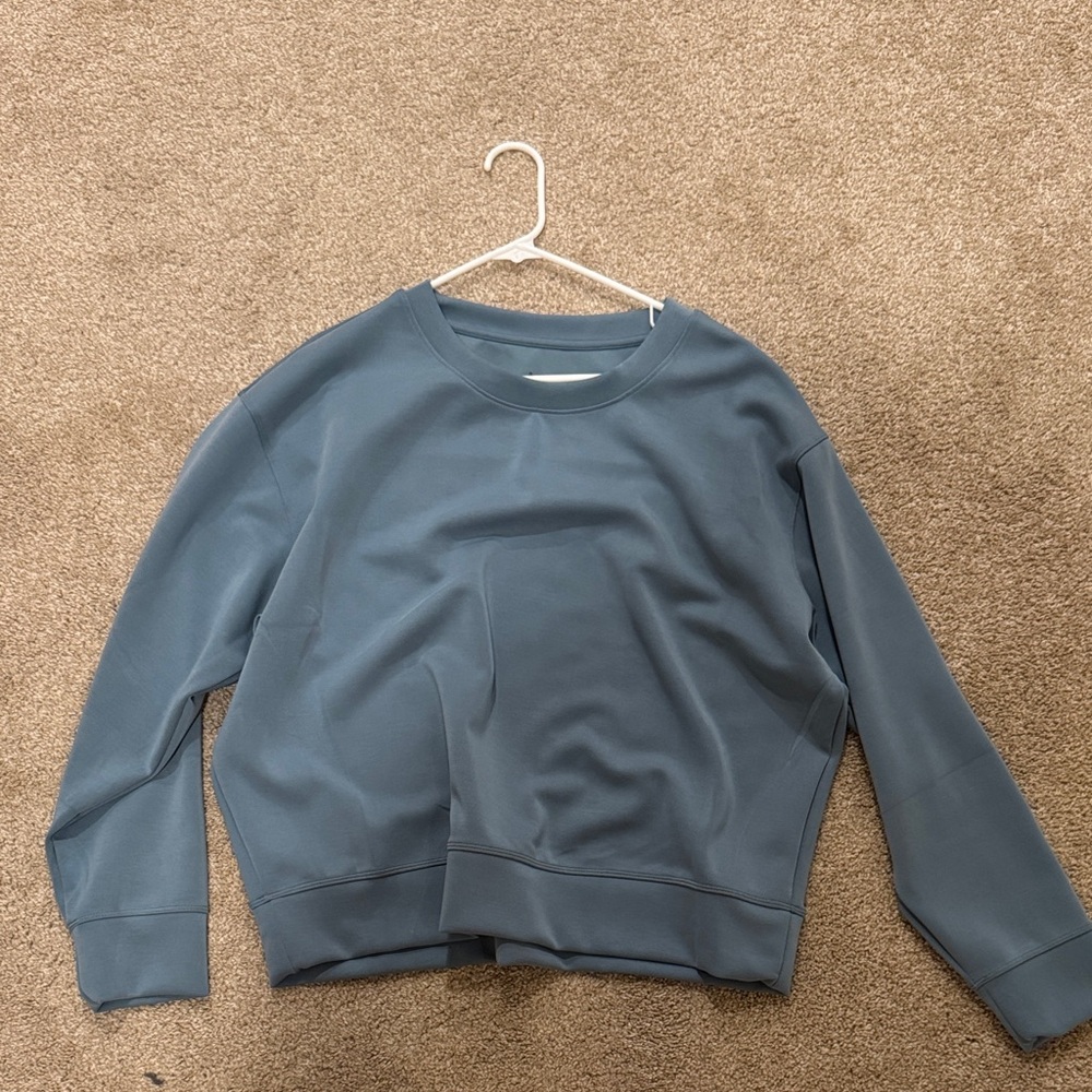 A New Day Slate Blue Crewneck Top